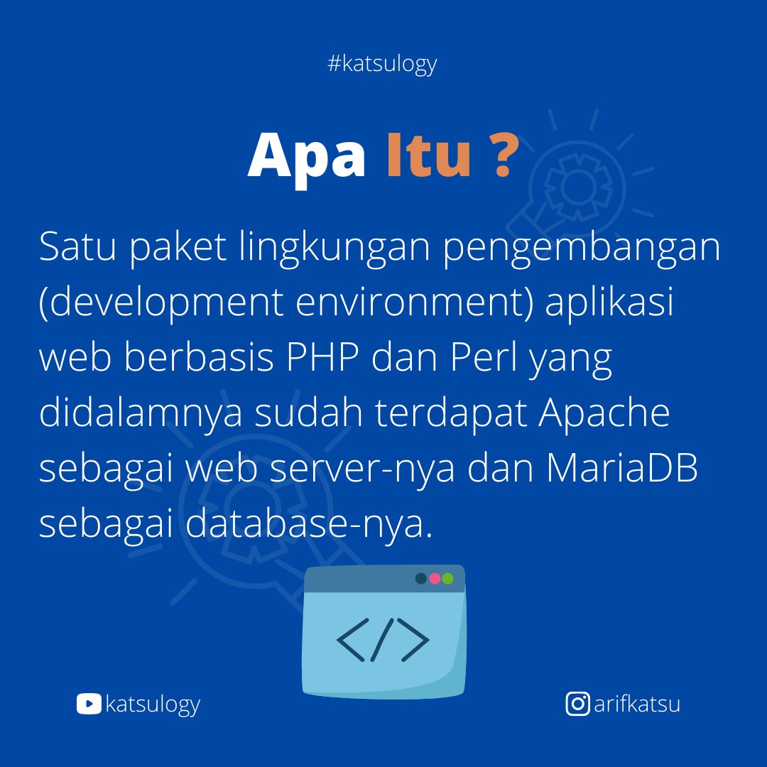 arifkatsu's tweet image. Buat kalian yang ingin mengembangkan aplikasi berbasis web, rasanya harus tau deh apa itu XAMPP. Berikut penjelasannya. #xampp #crossPlatform #apache #mariadb #php #perl #webServer #databaseServer #hosting #internet #cloud #windows #linux #osx