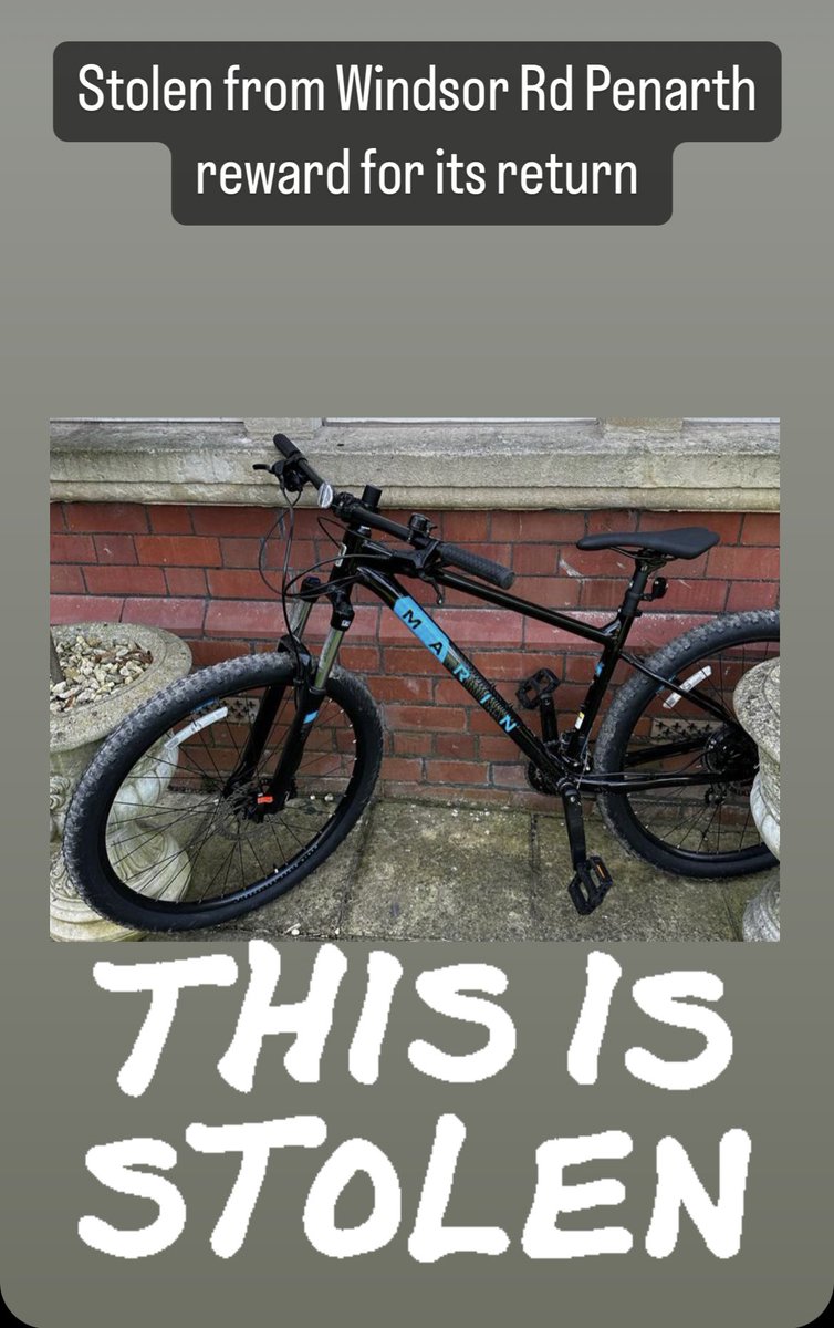 This was stolen from a house in Penarth last night a young shredder is gutted as you can imagine #stolenbikes <a href="/BikeShredzLtd/">BikeShredz</a> <a href="/TredzBikes/">Tredz Bikes</a>