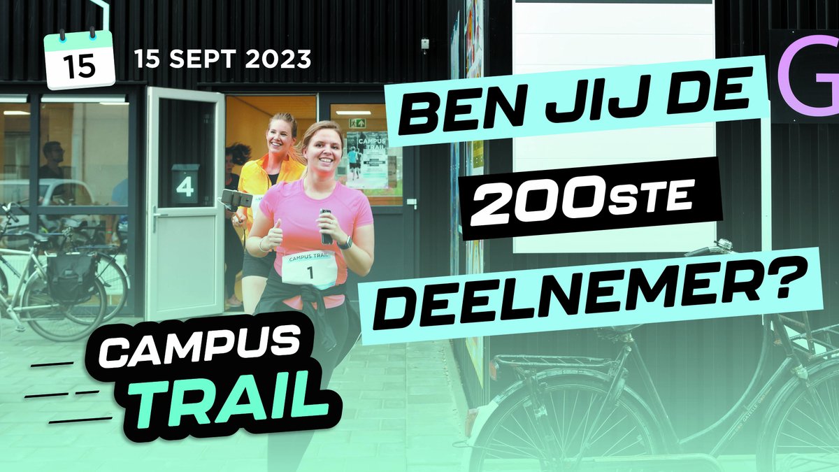 Startbewijs nummer 1 is uiteraard al vergeven. Ben jij de 200ste deelnemer? Dan word je door de organisatie in het zonnetje gezet en ontvang je iets extra’s aan de start! Inschrijven via: lnkd.in/edeE34qj (Tip, de teller staat nu op 163👀).