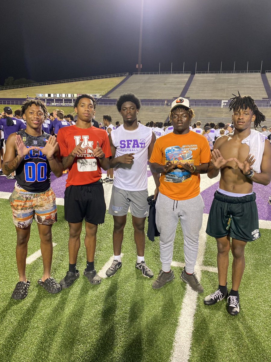 Coach J. Scott M.Ed (@big_dub95) on Twitter photo <a href="/Fredrickdotie/">Fredrick_10</a> pictured in the middle, walked away with the MVP for Safety at the <a href="/SFA_Football/">Lumberjack Football</a> elite camp. @luh_kobie had a great day as well. Both representing them <a href="/KHS_WILDCATS/">Kennedale Wildcats Football</a> A few teammates tagged along for support We travel deep! <a href="/Fredrickdotie/">Fredrick_10</a> pictured in the middle, walked away with the MVP for Safety at the <a href="/SFA_Football/">Lumberjack Football</a> elite camp. @luh_kobie had a great day as well. Both representing them <a href="/KHS_WILDCATS/">Kennedale Wildcats Football</a> A few teammates tagged along for support We travel deep!
