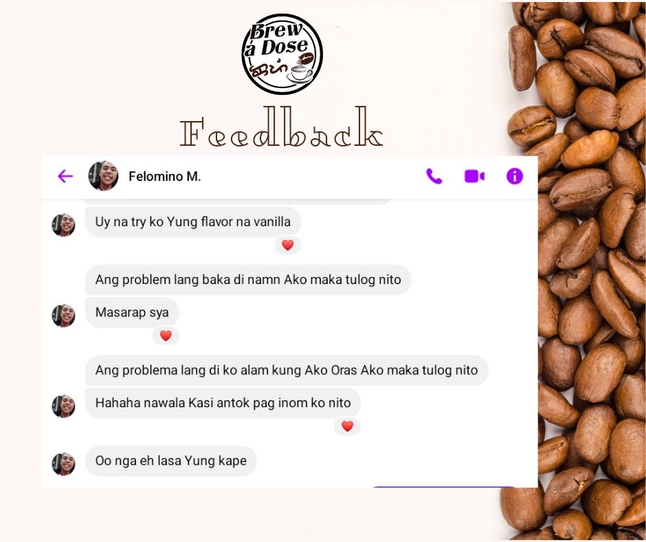 BrewADose's tweet photo. Feedback from our valued customers. https://t.co/hLPFeIT5QT