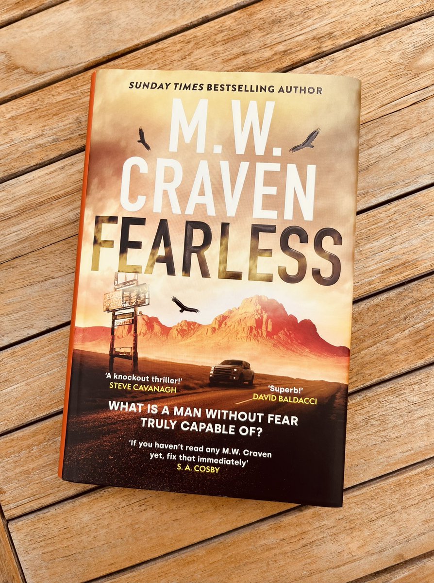 Fans of vintage Reacher are going to *love* Ben Koenig - a man incapable of feeling fear, who will stop at nothing (and I really mean nothing) to get the job done… Chapeau @MWCravenUK #Fearless