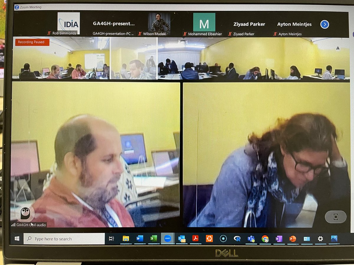 eLwazi_ODSP's tweet photo. We’ve just kicked off the first day of the eLwazi ODSP GA4GH Interoperability Standards Training Workshop in UCT. 

Off to a good start with introductions and getting participants set up!
#eLwazi_GA4GH_workshop
#DataScienceInAfrica https://t.co/X3ZD99T3eg