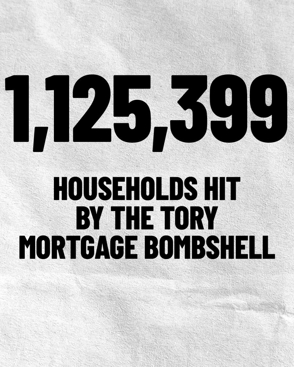 Working people are paying the price for the Tory mortgage penalty.