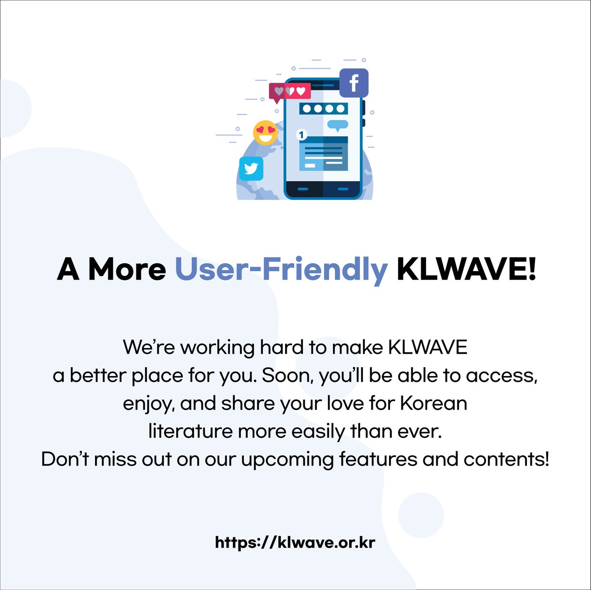 ltikorea's tweet image. Get ready for the new wave of #Koreanliterature!🌊
#KLWAVE, your ultimate platform for everything #Korean lit, is coming back with new features! 🎉
📚#Vote for #books you want to read in your #language!💬Leave #reviews for the book that moved you &amp;amp; #hear what others have to say!