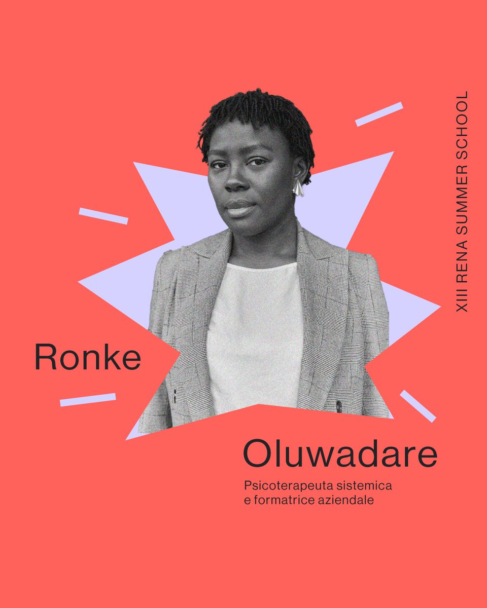 Ronke Oluwadare è tra le speaker della XIII Rena Summer School!

Per venire incontro allǝ ultimǝ ritardatarǝ, abbiamo deciso di prolungare la scadenza di qualche giorno.
🔔 Hai tempo fino al 16 luglio per candidarti!

Scopri il programma della school su progetto-rena.it