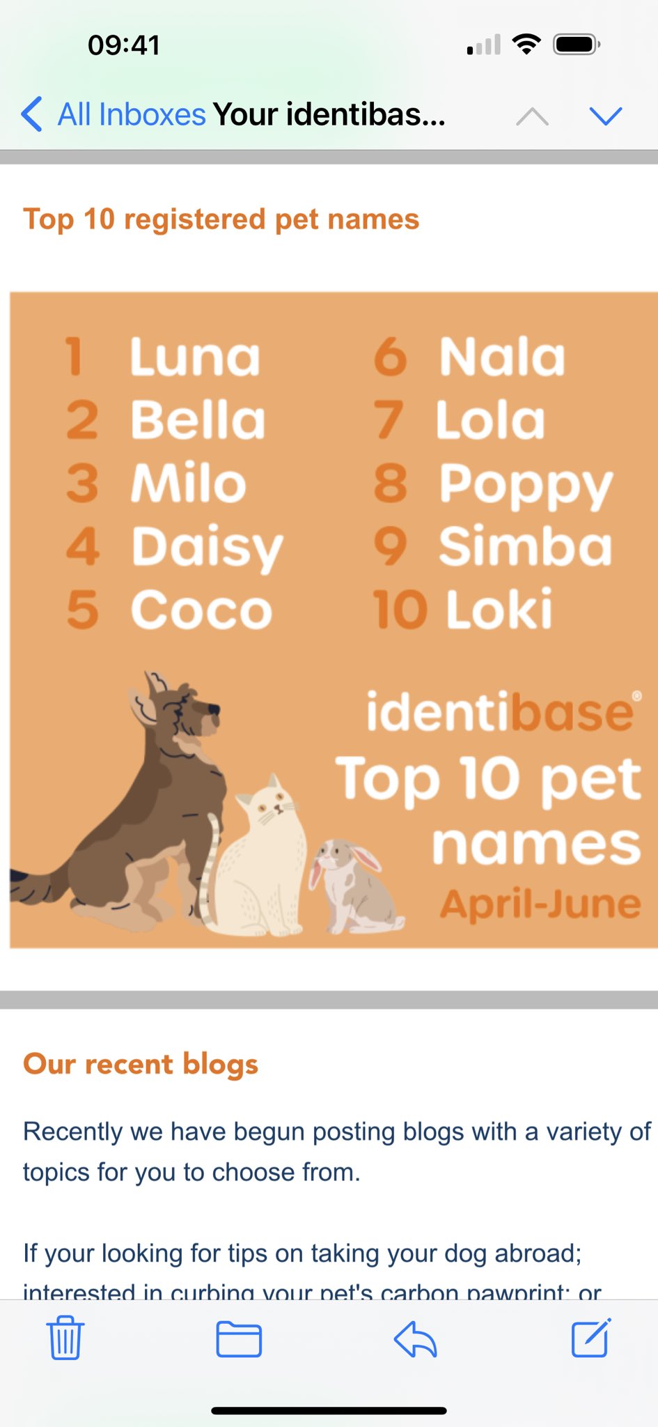 Glenn 🙉🙈🙊 on Twitter "Top registered pet names. Luna your number 1 or