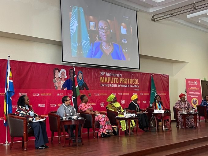 Wwangechi_leah's tweet photo. We are delighted to join African women leaders,
feminists, activists, advocates, movement leaders to celebrate 20 years of progress, empowerment, and resilience.
#MaputoProtocol20 https://t.co/jKavptUaQr
