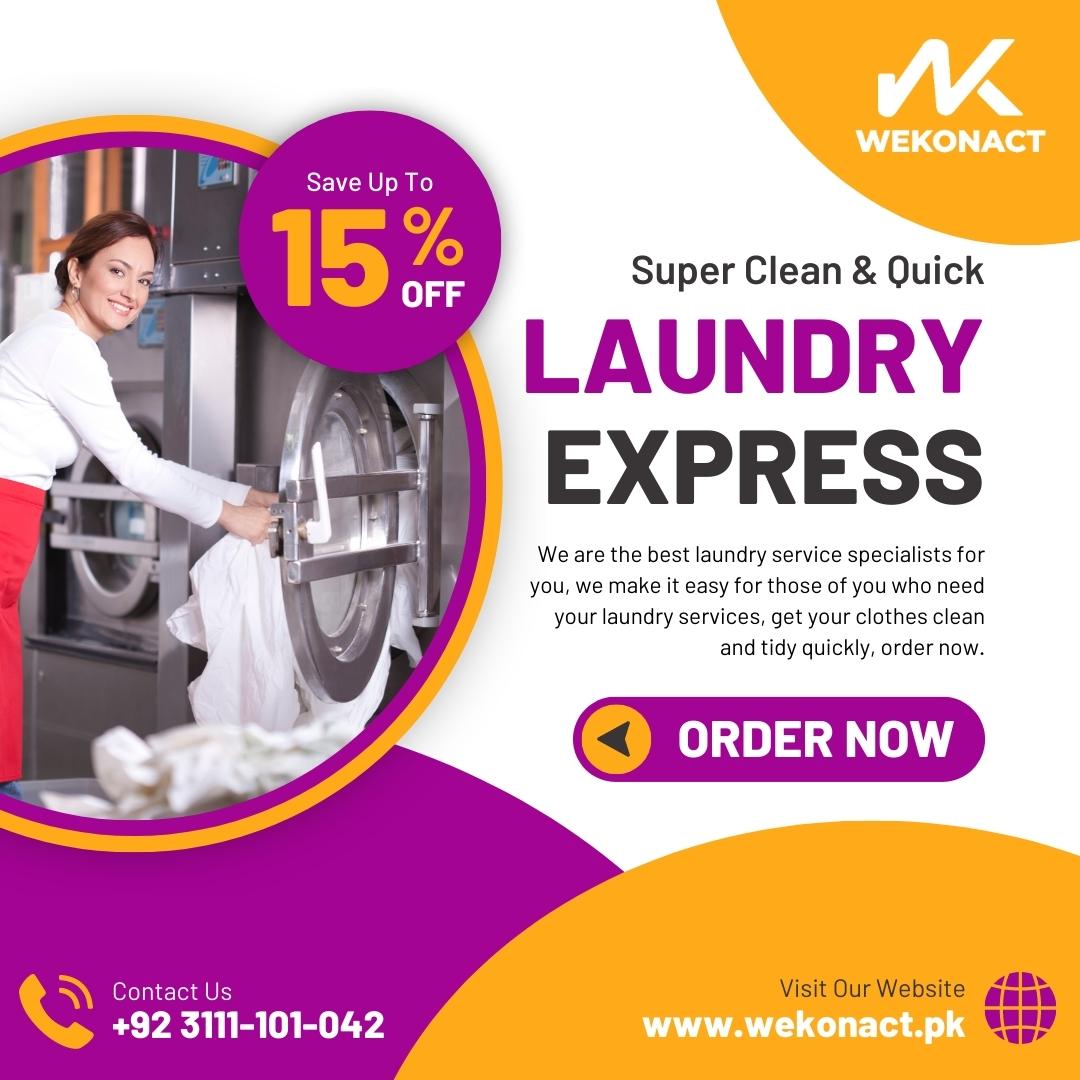 WeKonact_'s tweet photo. "Laundry Express at Wekonact 
Apple Users:
https://t.co/tGYb1TXWyM
Free App:
https://t.co/ozduxvemvd...
Contact us:03111101042
#LaundryExpress #LaundryServices #ConvenientLaundry #ReliableClean #FreshLaundry
#Wekonact #LaundrySolutions#ClothingCare #WashAndFold #IroningServices https://t.co/HfzapjyZLD