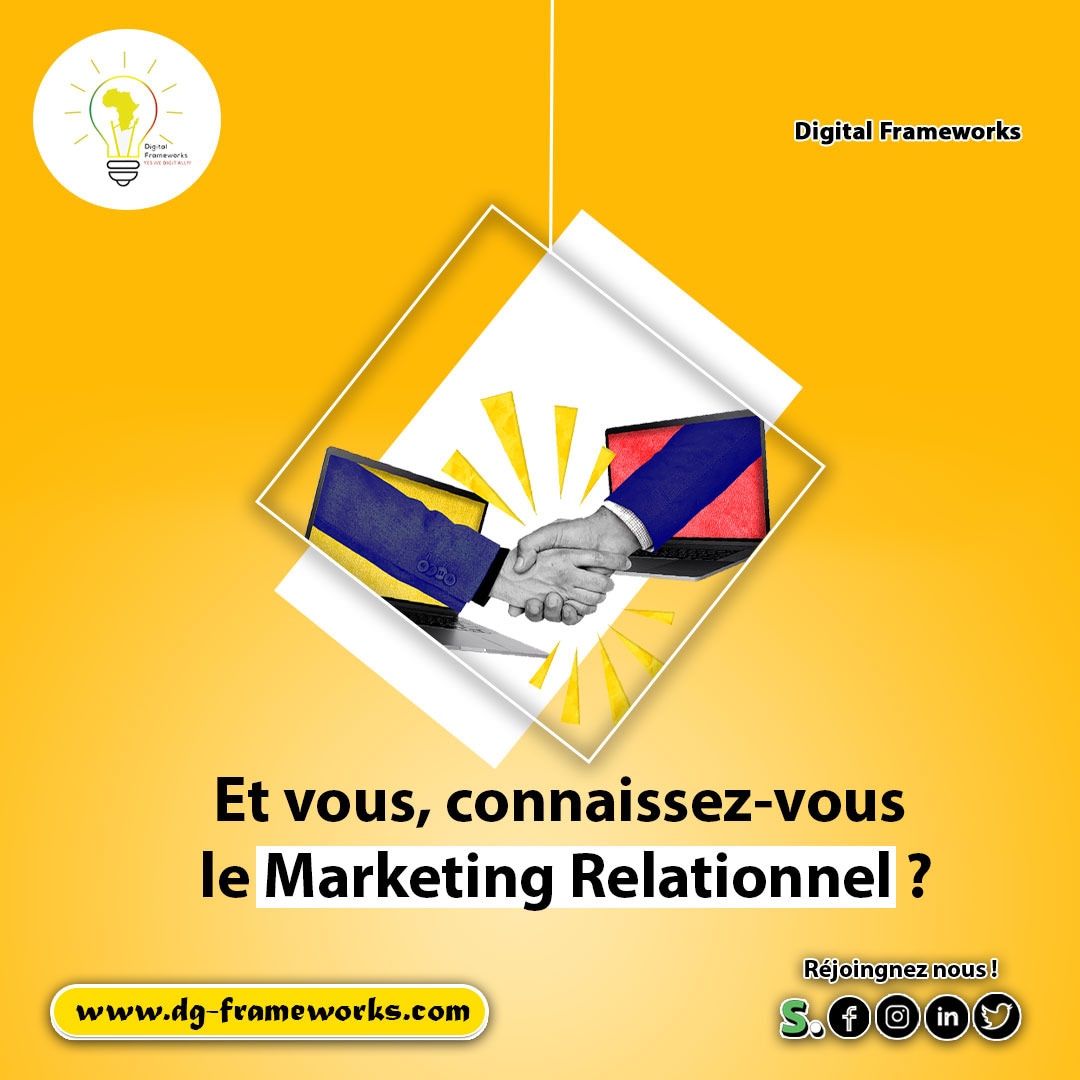 Le marketing relationnel consiste à créer une relation de confiance et de proximité avec vos prospects et vos clients, en leur offrant des solutions personnalisées et adaptées à leurs besoins. ( 1/3)