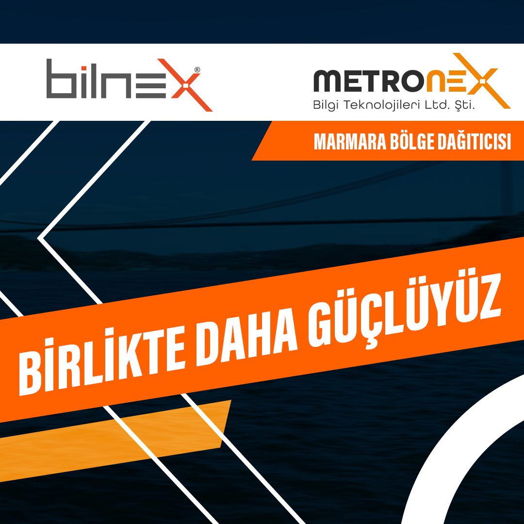 bilnexyazilim's tweet photo. Birlikte Daha Güçlüyüz
Marmara Bölge Dağıtıcısı Metronex

#metronex #bilnex #marmara https://t.co/1siqG3hsTW