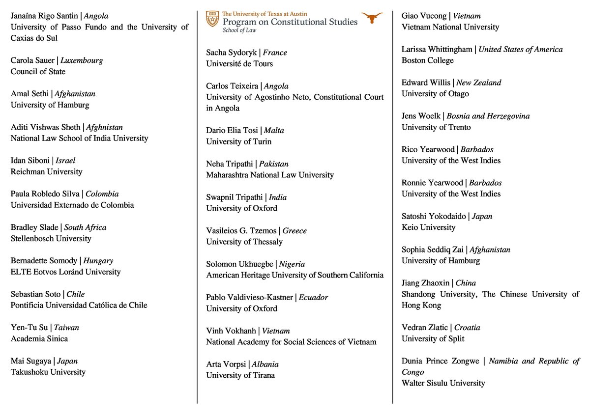 Richard Albert (@richardalbert) on Twitter photo 🌏 The great team of scholars & judges contributing to the 2022 International Review of Constitutional Reform, to be published soon.
🙏🏽 Thanks to my co-editor <a href="/LRobertoBarroso/">Luís Roberto Barroso</a> & our amazing team <a href="/elisa_amorimb/">Elisa Boaventura</a> <a href="/mleticiasborges/">Maria Letícia</a> <a href="/juliaquif/">Júlia Frade</a> <a href="/brunofln/">Bruno Cunha</a> <a href="/msdepieri/">Matheus Depieri</a> <a href="/davidsobreirabm/">David Sobreira</a>. 🌏 The great team of scholars & judges contributing to the 2022 International Review of Constitutional Reform, to be published soon.
🙏🏽 Thanks to my co-editor <a href="/LRobertoBarroso/">Luís Roberto Barroso</a> & our amazing team <a href="/elisa_amorimb/">Elisa Boaventura</a> <a href="/mleticiasborges/">Maria Letícia</a> <a href="/juliaquif/">Júlia Frade</a> <a href="/brunofln/">Bruno Cunha</a> <a href="/msdepieri/">Matheus Depieri</a> <a href="/davidsobreirabm/">David Sobreira</a>.