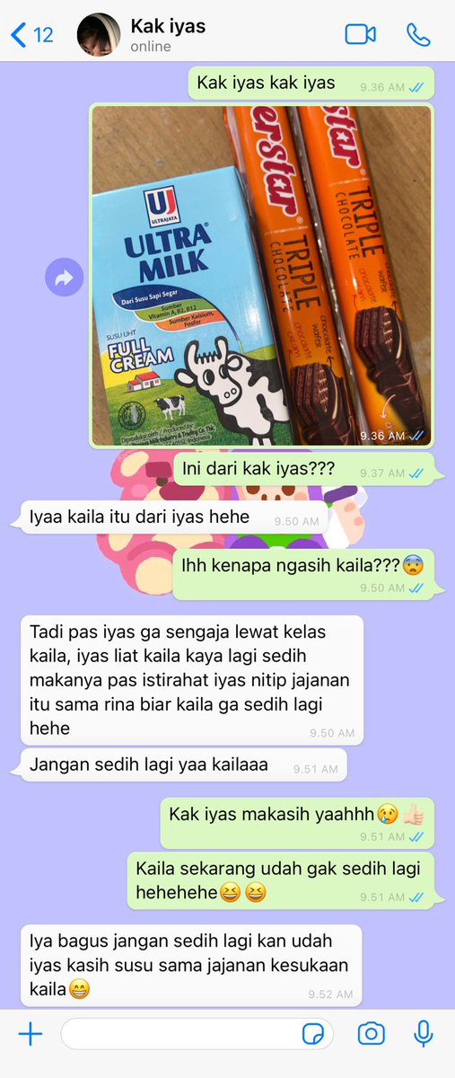 NAAMER1CAN0's tweet photo. #GiasaKailaStori; jangan sedih lagi, ya, semangat belajarnya! https://t.co/u0VJV6fPXJ