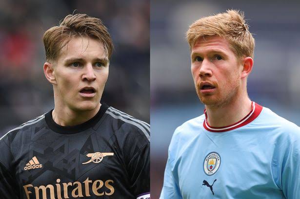 londonlunihan's tweet photo. Let's settle this debate for good.
Who's gonna be top assister 23/24 season?

♥️ For Martin Odegaard
🔁 For Kevin de Bruyne
Let's go!!! https://t.co/YLtoonV36a