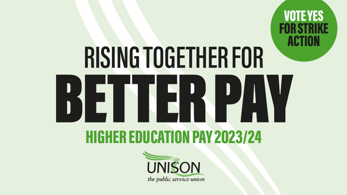 unisontheunion's tweet photo. Professional services staff in higher education can’t afford another real terms pay cut. The latest offer is not good enough. Vote yes in the pay ballot by 31 July, to send a clear message to your employers that you will strike to get the pay you deserve 👊  #RisingForBetterPay https://t.co/C4B3eVLho4