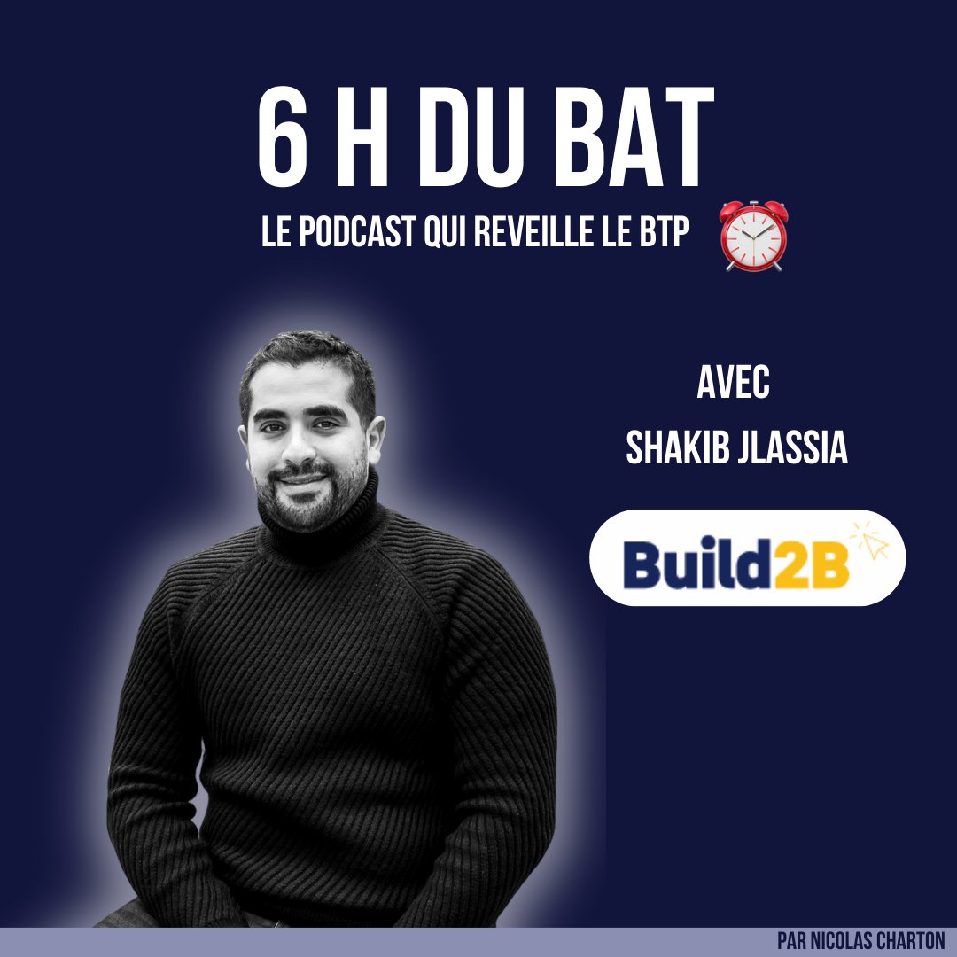 Dans 6H du BAT #18   

Être Freelance dans la construction, comment ça se passe ? 

Shakib Jlassia

tinyurl.com/freelanceconst…

Bonne écoute

#podcastbtp #freelance #btp  #construction
