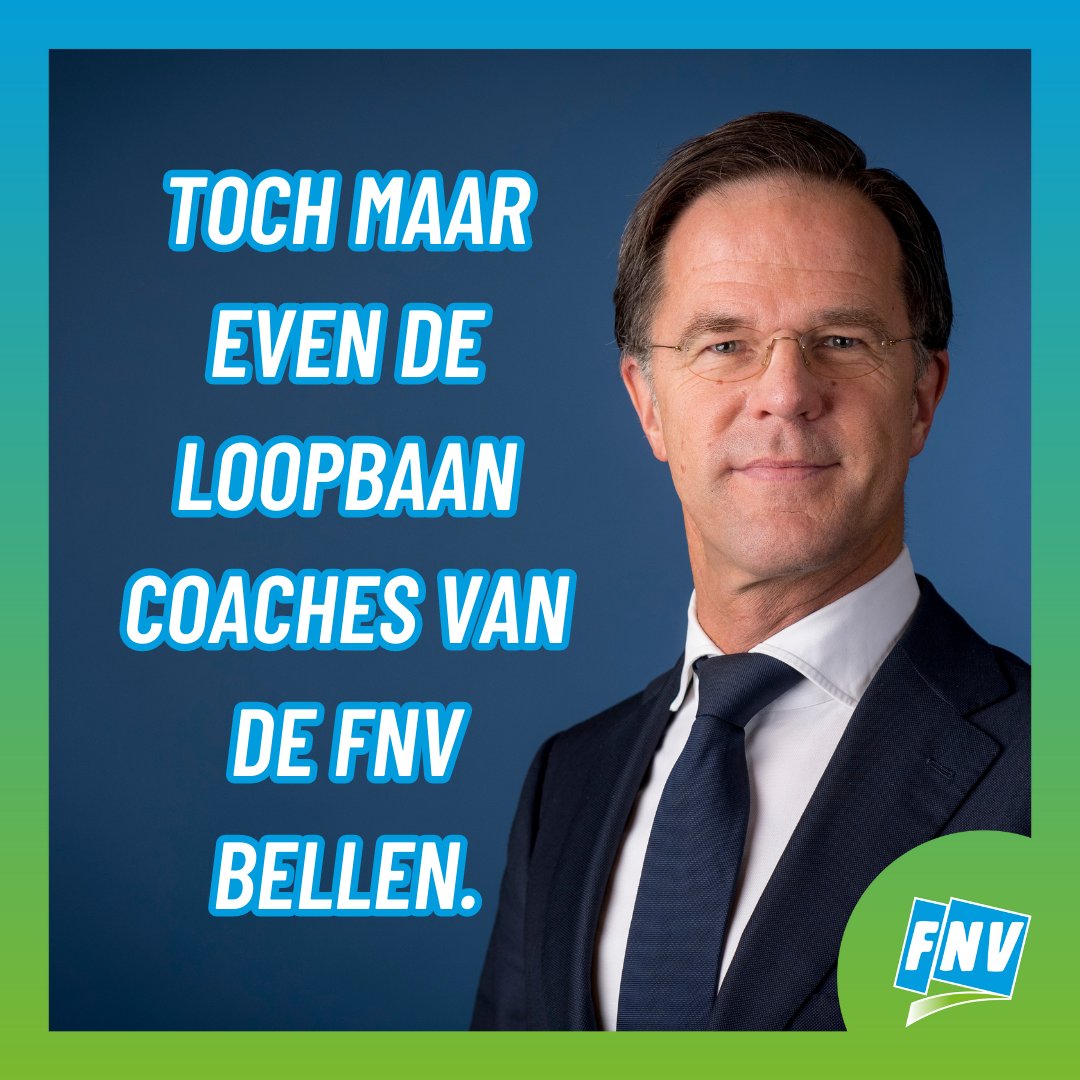FNV's tweet photo. Het nieuws is zeker niet aan je ontgaan. Wat vind jij van de val en hoe ziet jouw ideale kabinet eruit?👇
#kabinet #gevallenkabinet #rutte4 #loopbaancoaches #fnv #vakbond https://t.co/gLg7GlCNsW
