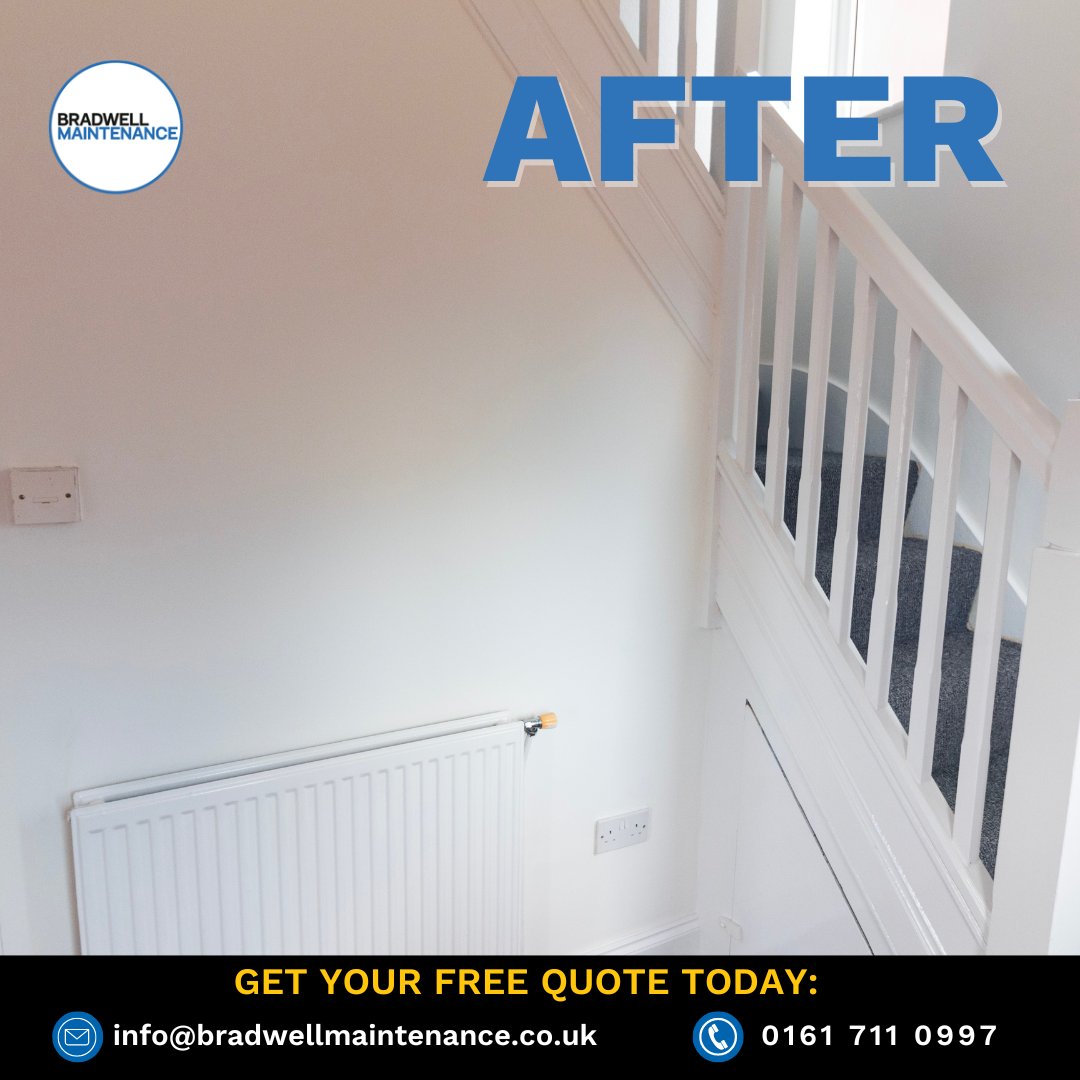 bradwellmaint's tweet photo. Starting the week off with some brilliant before and after pics of a recent job in Tameside!

#propertymaintenance #maintenance #roofing #manchester #property #guttercleaning #chimneyrepointing #roofingcontractor https://t.co/3T80PMJtYv