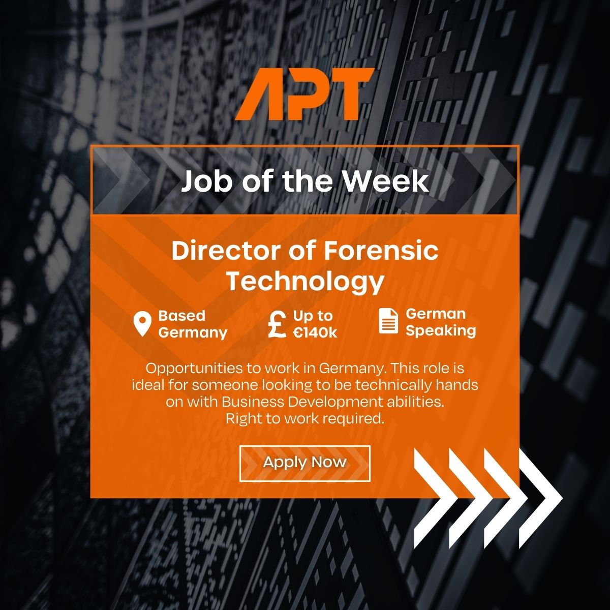 AptSearchUK's tweet photo. 🚀 Elevate Your Career with our new Role of the Week!

Looking for an exciting job opportunity in the legal industry?

Take the next step in your professional journey and contact Jamie today, Jamie@weareapt.io👇

https://t.co/cLmBWK7XNW 

#CareerOpportunity #RoleOfTheWeek https://t.co/FK2enjqevW