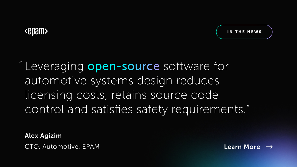 EPAMSystems's tweet image. In this @elektroniknet article, find out how #OpenSource hypervisors, like Xen, are reducing licensing costs for the #Automotive industry &amp;amp; speeding up the development of the software-defined vehicle. 
Learn more 👉 epamsys.co/3rh46tT
#OpenSourceSoftware #Automotive