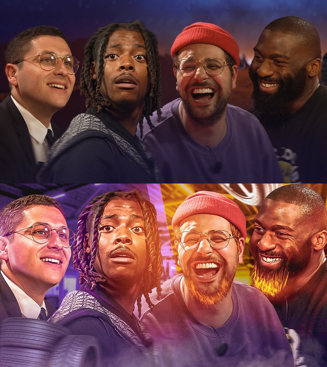 Petit remake d'une miniature d'une vidéo où figure <a href="/Loris_Giuliano/">Loris Giuliano</a> <a href="/kobabmf/">KOBZ LAD</a> <a href="/Hakimjemili/">Hakim</a> et <a href="/CedricDoumbe/">Cédric Doumbè</a> pour la chaine "Station Service"

Hâte de vos retours