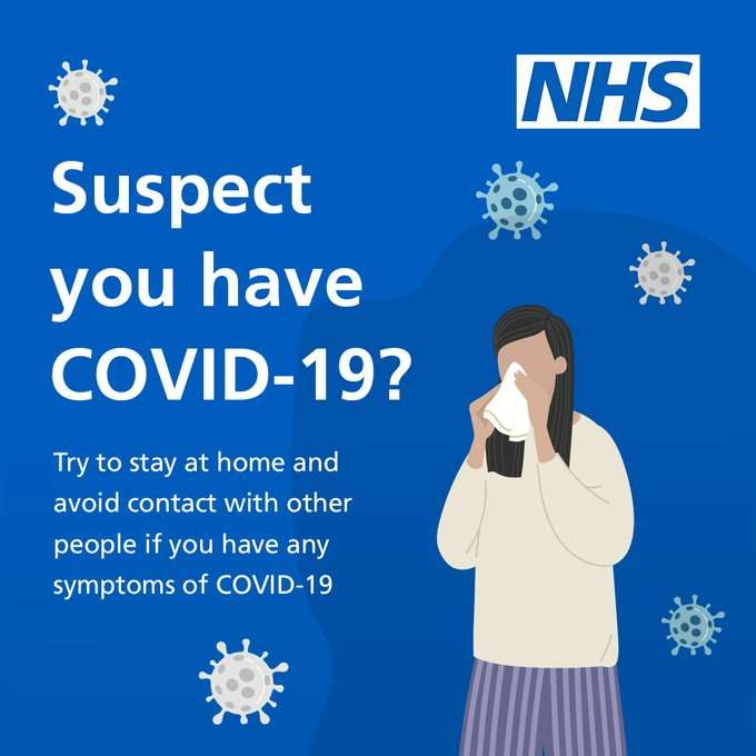 Try to stay at home and avoid contact with others if you have tested positive for COVID-19 or have any symptoms of COVID-19.
 
We have more advice on what to do here: https://t.co/8sOSwqdNk7 https://t.co/MJrx6wqm7r