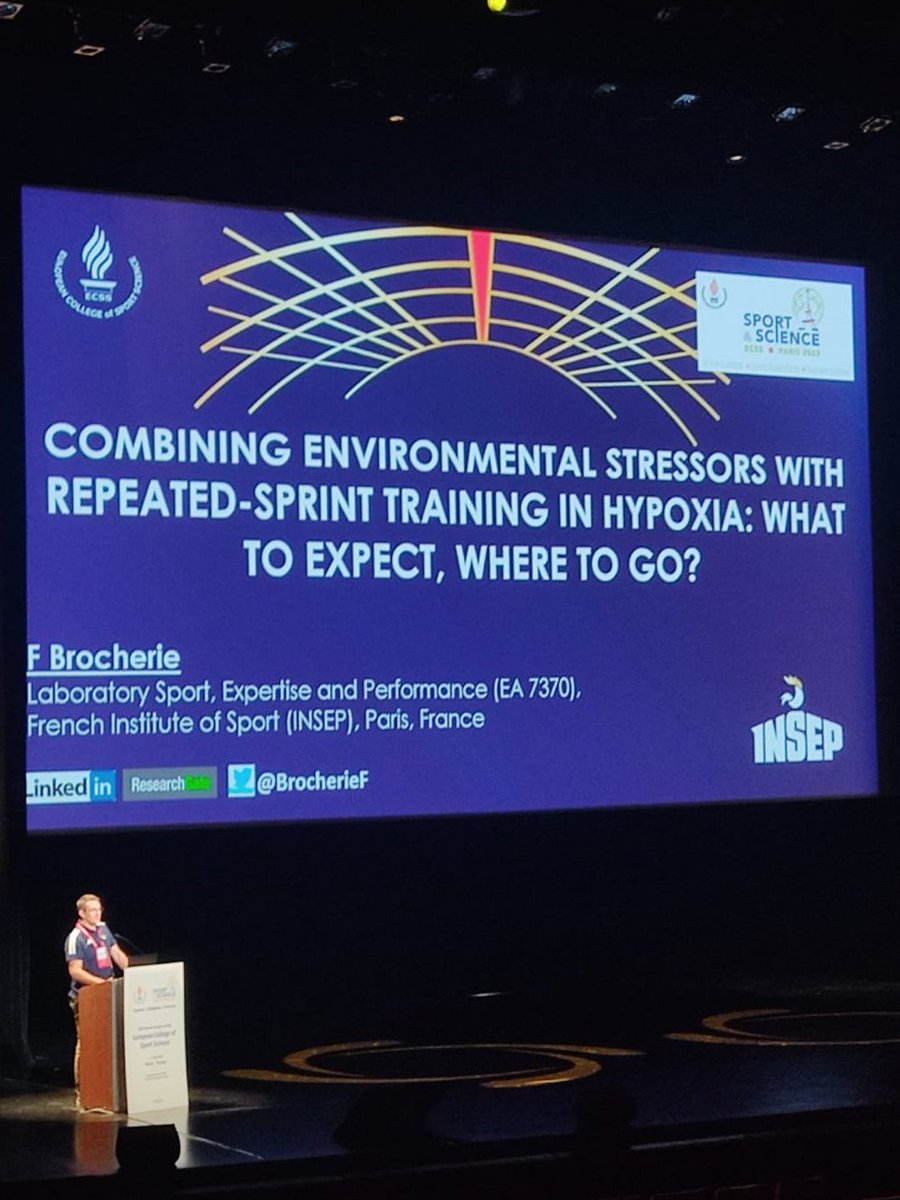 BrocherieF's tweet image. Happy to have shared the stage with @GregoireMillet1 and @anakatesousa for our @E_C_S_S #ECSS2023  symposium on REPEATED SPRINT IN HYPOXIA – WHAT NOW? WHAT NEXT?