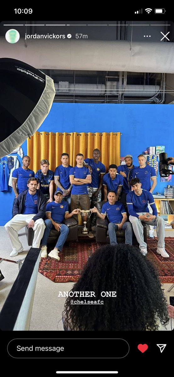 jagodunning's tweet photo. @chelseayouth nah look, stylist for the campaign posted some bts! clearly was all shot a while ago👀 https://t.co/BYwxUu2Qh7