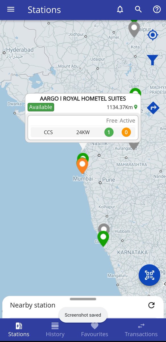 HitenderV's tweet photo. Drive in with your #EV and get it charged at this wonderful location in #Mumbai which has got #ABB #DCFastCharger hosted on #AARGOEVSmart network.
Location : Royal Hometel Suites, Mumbai, #Maharashtra
Map Coordinates : https://t.co/zt5BLKqBCB
Download AARGO EV Smart app and start charging !
#reliable #sustainable #evcharging #ElectricVehicle #EVCar #ClimateActionNow #ClimateCrisis #ClimateEmergency #Adipurush #DelhiRains #missiontozero