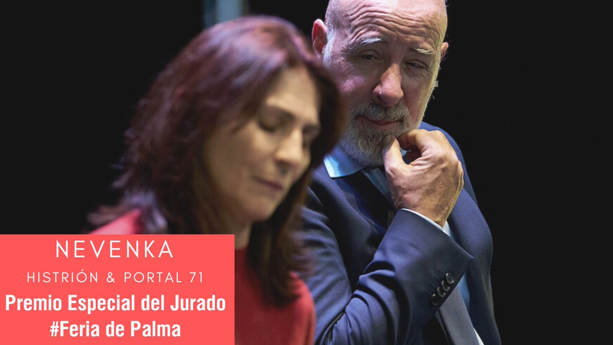 #Enhorabuena <a href="/histrionteatro/">Histrion Teatro</a>  &amp; Portal71 por el Premio Especial del Jurado a'Nevenka', galardón que se sustenta en el magnífico trabajo coral de sus intérpretes: Gema Matarranz @alesfurun y Marta Megías a través de la visión de la directora @MariaGoiricelaya #FeriadePalma