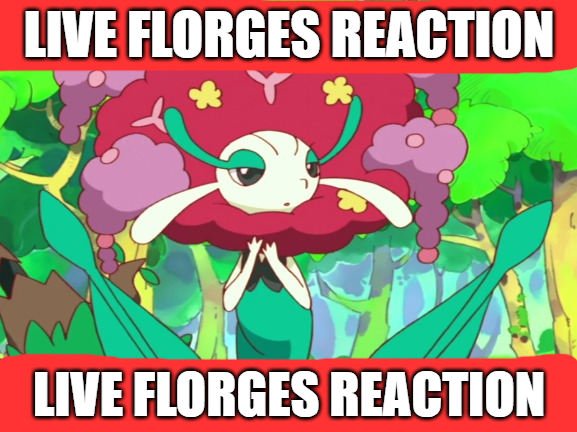MarkLechonk's tweet photo. @PokemonLiko Live Florges reaction https://t.co/YRhYmwy98J