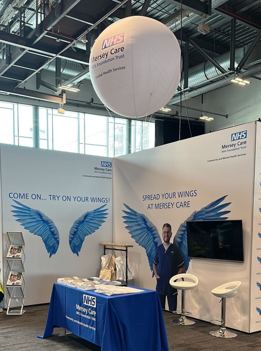 If you are going along to #RCPsychIC congress, #SpreadYourWings and meet our team at stand 30 @MandSBankArena #Liverpool 💙 Our team will be on hand to answer any questions you might have about working @Mersey_Care, tag us in your photos at our stand. mersey.care.nhs.uk/current-vacanc…