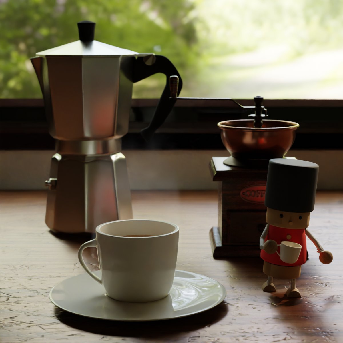 そのかわりコンポジットノードを触ってみた。
ノイズを消して、色調補正やグレアを追加。
（2枚目無修正、3枚目ノイズ除去後）
背景は配布されたものを使ってます。 https://t.co/b6g871RAIQ