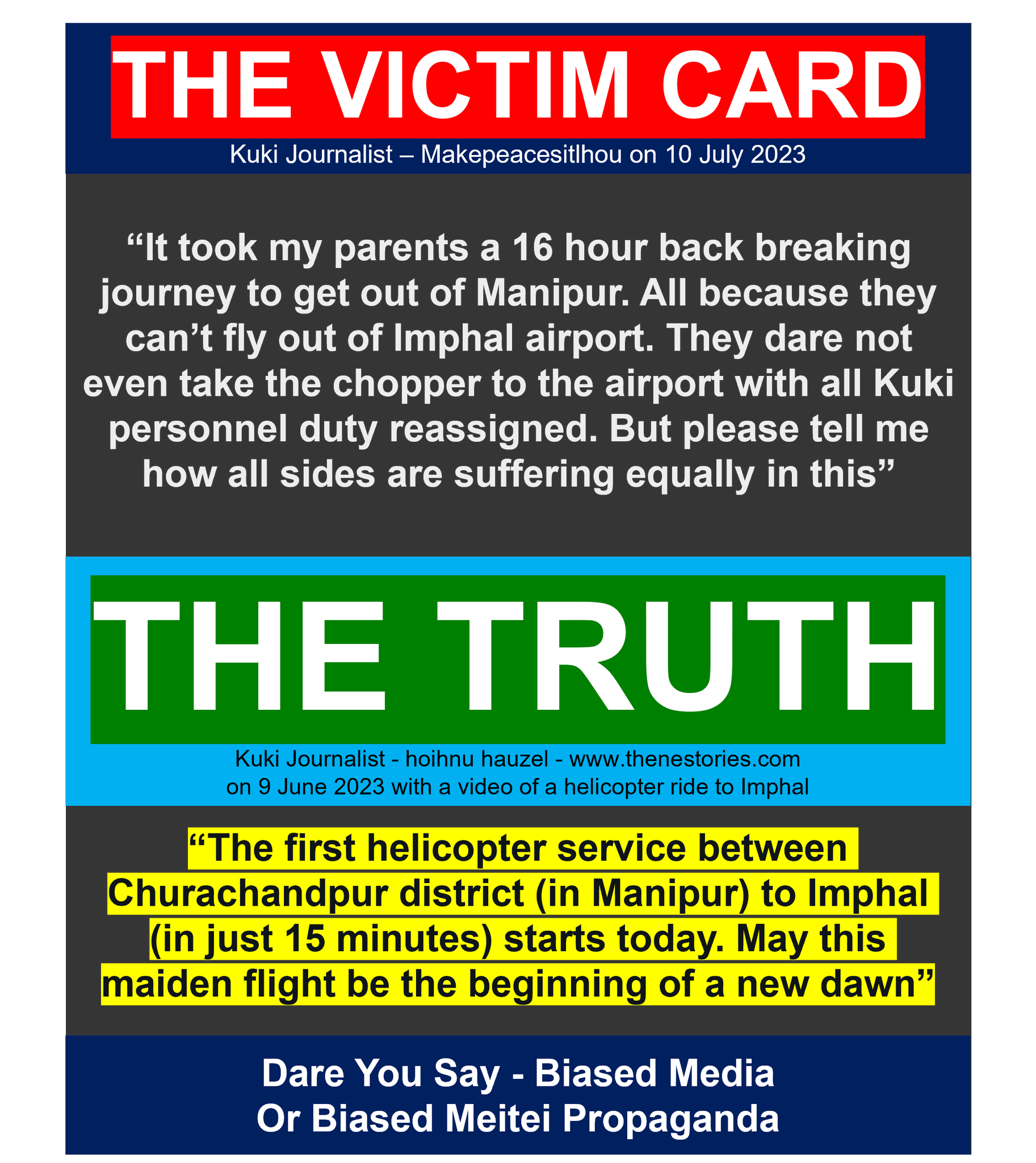 Tribal KDKS on Twitter: "#BUSTED #KukiPropaganda and their #Journalisms ...