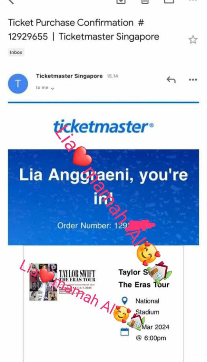 nn_skyblue's tweet photo. HELP RT!!! 
PENIPU TIKET TAYLOR SWIFT SG
085691706808
LIA ANGGRAENI
REK 15411489730 MUHAMMAD FAISAL BANK KEB HANA https://t.co/xRTGpsINd5
