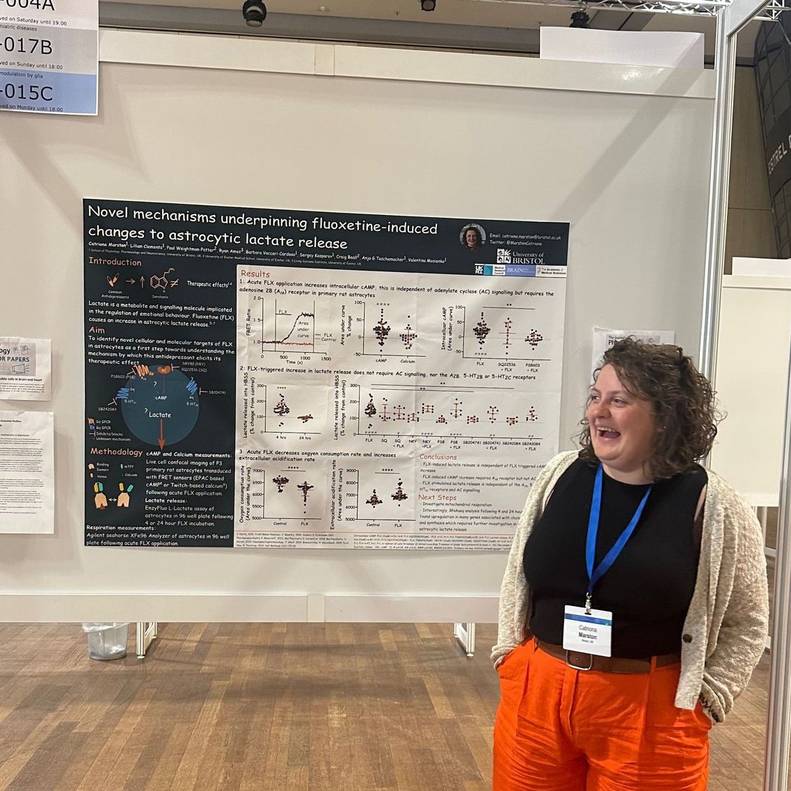 Catriona Marston (@marstoncatriona) on Twitter photo Poster session about antidepressant mechanisms in astrocytes complete! <a href="/gliameeting/">European Glial Meeting 2025</a> Poster session about antidepressant mechanisms in astrocytes complete! <a href="/gliameeting/">European Glial Meeting 2025</a>