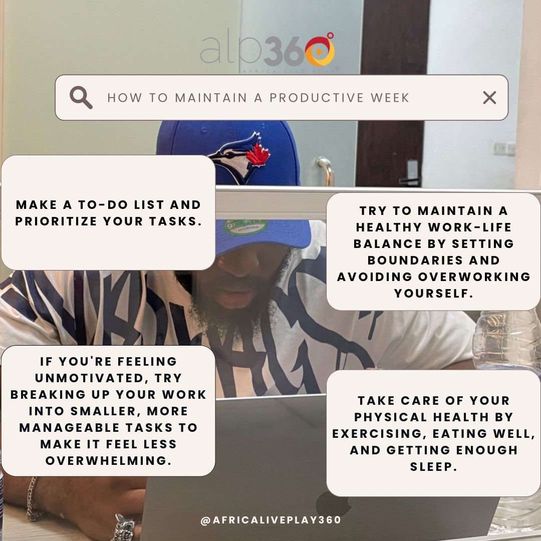 official_alp360's tweet photo. Monday just means another week to make progress ☺️

Here are a few tips to help you stay productive throughout the week.

Let’s get it!
#MondayMotivation #alp360 https://t.co/VUrtKEFWy7