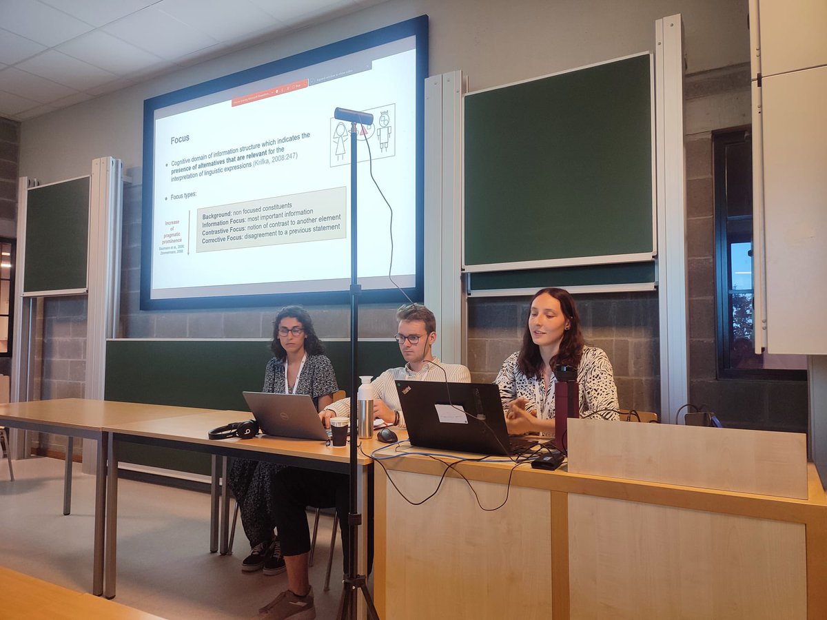Prosodic and Gestural Studies Group (GrEP-G) (@grepupf) on Twitter photo Today, <a href="/PatrickLRohrer/">Patrick L. Rohrer</a> and <a href="/PaulaGSanchezR/">Paula G. Sánchez-Ramón</a> have presented their studies during the panel about multimodal and prosodic markers of information structure and discourse structure Today, <a href="/PatrickLRohrer/">Patrick L. Rohrer</a> and <a href="/PaulaGSanchezR/">Paula G. Sánchez-Ramón</a> have presented their studies during the panel about multimodal and prosodic markers of information structure and discourse structure