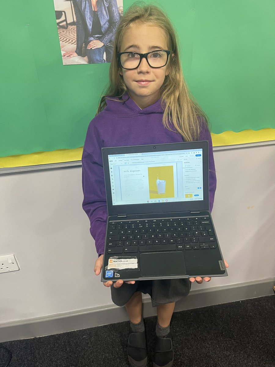 ClassDurham's tweet photo. This morning we are creating websites for the products we designed in computing. K made hers look so professional 🐝 @AETAcademies @MeadsteadPA @MeadsteadHoS https://t.co/WOL3n3zGqZ