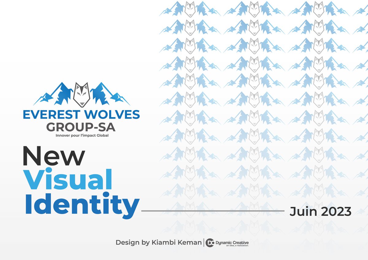 KemanExau's tweet photo. MON RÉCENT PROJET GRAPHIQUE SUR QUOI J'AI EU À BOSSER.
C'était à l'occasion d'un jeu concours pour le redesign du logo de l'entreprise Everest Wolves Group-SA. Ma proposition est là 👇🏾 https://t.co/6SawgAfC0V