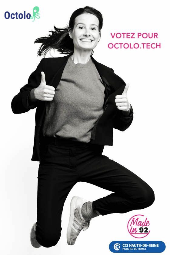 octolo_tech's tweet image. Octolo est en lice pour la finale #MadeIn92 - Prix de l'Internaute, par @CCI_92 !

On compte sur vos votes !

Pour soutenir Octolo : 
1️⃣ Likez la vidéo YouTube lnkd.in/eyC7eTfV
2️⃣ Votez pour le n° 18 : lnkd.in/exjvA-A9 (page2)
3️⃣ Partagez !

Merci !
#startupcontest