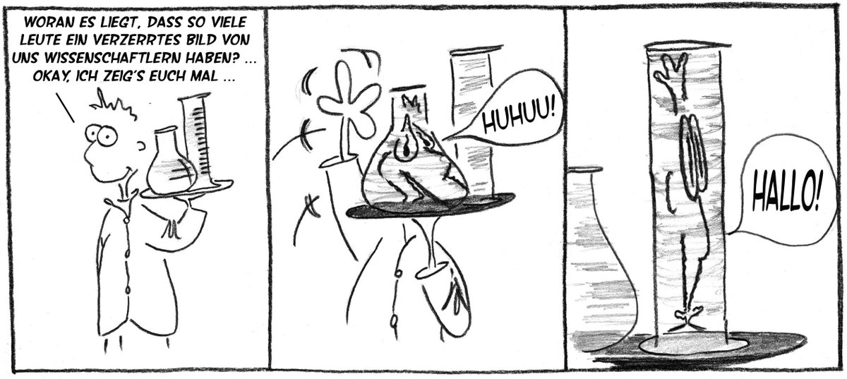 Lab_Journal's tweet photo. Warum haben eigentlich so viele Leute ein derart verzerrtes Bild von #Wissenschaft? … — Unser "Forscher Ernst" hat eine Idee, woran es liegen könnte 😉 …
#LabComic #ScienceComic #LabFun #LabCartoon https://t.co/mqhUNqxqMj