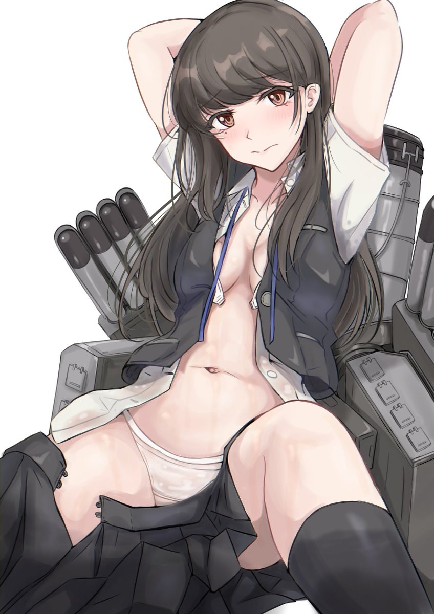 #見た人もなにか無言で駆逐艦をあげる  
暑いので涼しげ?な駆逐艦を 