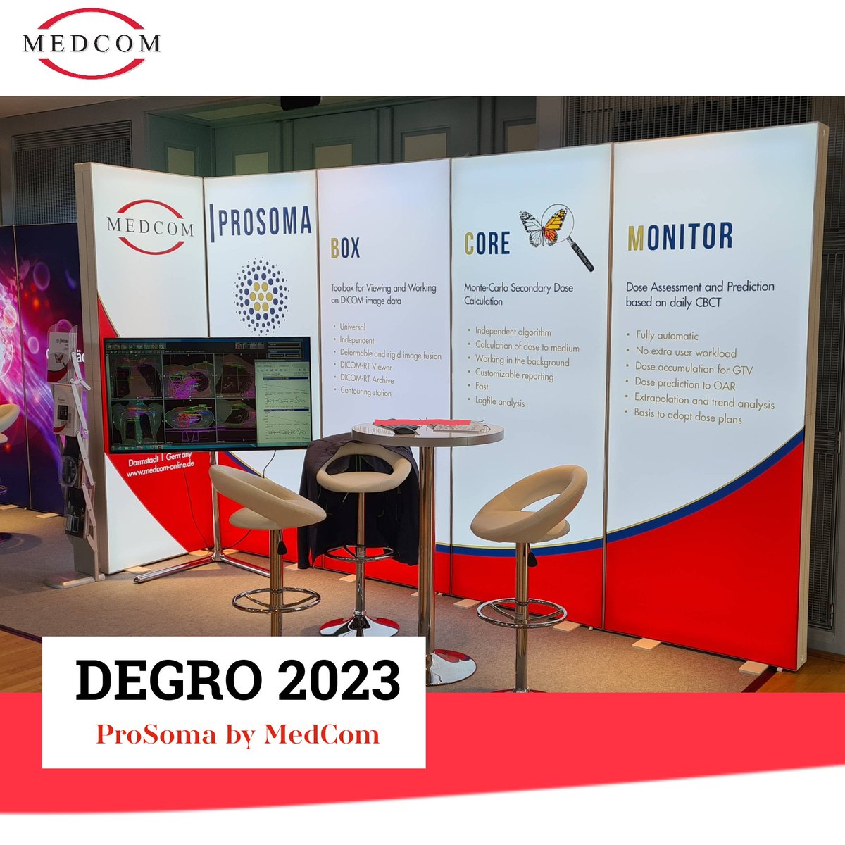#ProSoma_MedCom had a successful time at the #DEGRO Kassel 2023, with demonstrations, valuable connections made through meetings &amp; networking, &amp; enjoyable social gatherings with friends. The overall experience was amazing.