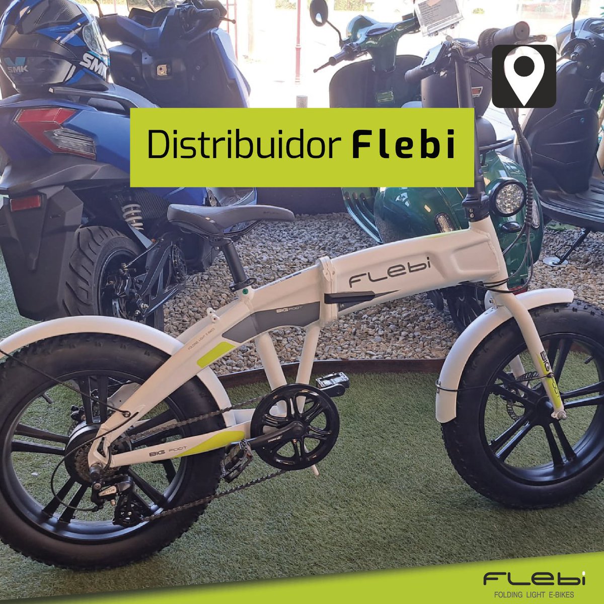 Flebikes's tweet photo. Los amigos de #ElectricCity son distribuidores de #Flebi en Jerez y Chiclana y quieren contarte algo sobre la Bigfoot👇
Esta #fatbike es para los que buscan aventuras y superar obstáculos en todo tipo de terrenos: playas, pistas, ciudad, etc.
📲 https://t.co/Bf9zXEvRoW https://t.co/WwgjtiwuAP