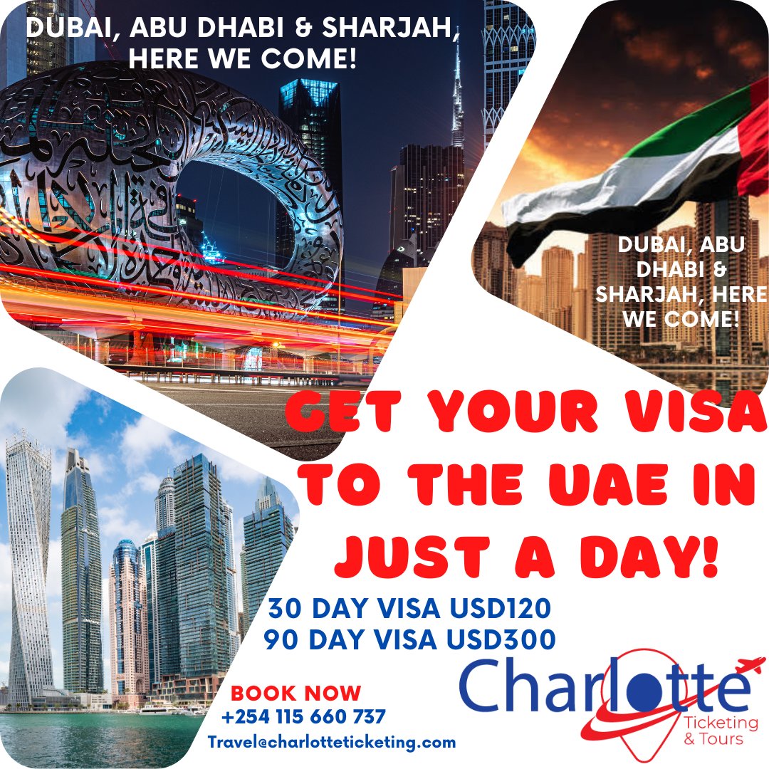 Charlotte_TnT's tweet image. 🌟 Discover the Fastest Way to Get Your UAE Visa! 🌟

✈️ Say goodbye to long waiting times and hello to hassle-free visa processing! ✨

Get your UAE visa within a day with our lightning-fast service. Don't miss out!
#FastVisaProcessing #HassleFreeExperience #UAEVisaWithinADay