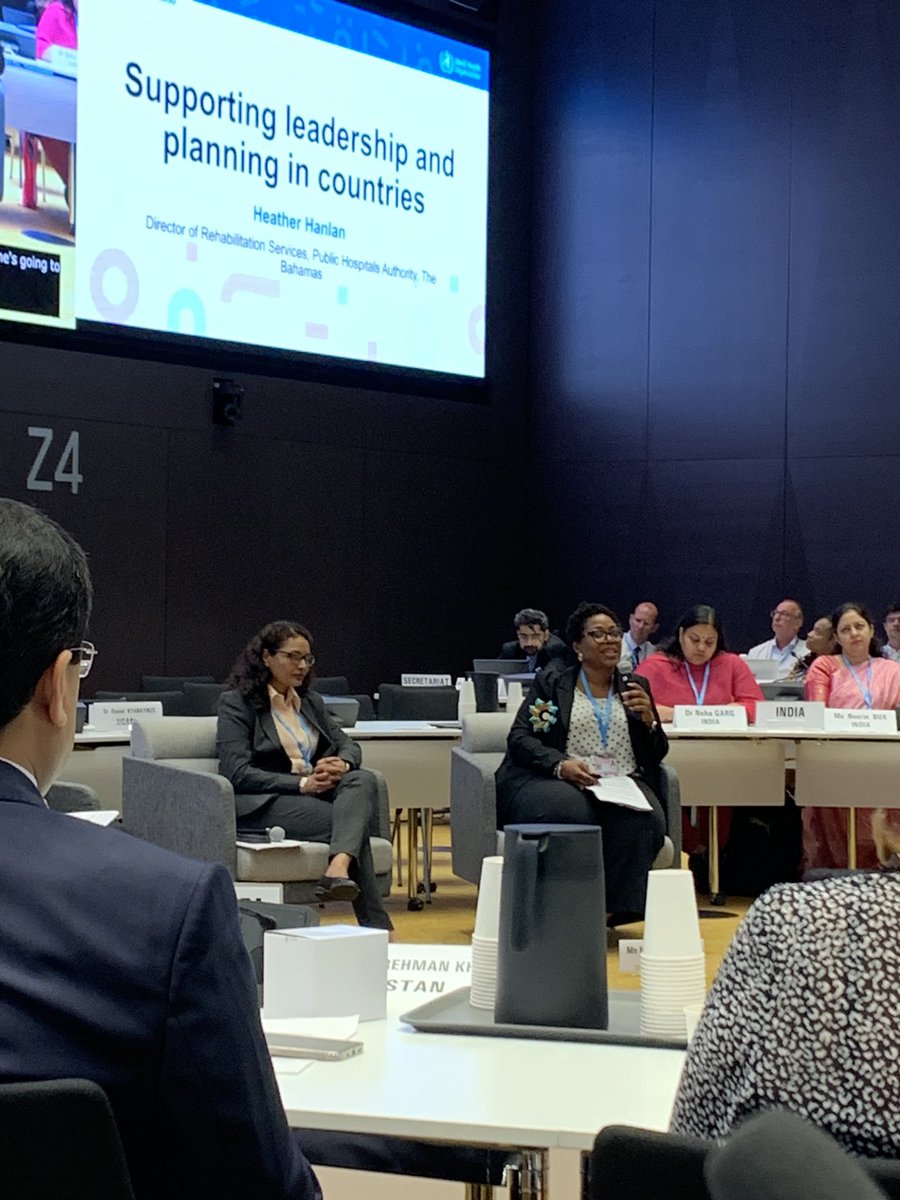 Mike Landry PT, MBA, PhD (@drmikelandry) on Twitter photo Very very proud of physiotherapist Heather Hanlan as she presents about rehabilitation in The Bahamas here at Rehab2030 at WHO Headquarters in Geneva. <a href="/WorldPhysio1951/">World Physiotherapy</a> <a href="/WorldPhysioNACR/">World Physiotherapy NAC</a> Very very proud of physiotherapist Heather Hanlan as she presents about rehabilitation in The Bahamas here at Rehab2030 at WHO Headquarters in Geneva. <a href="/WorldPhysio1951/">World Physiotherapy</a> <a href="/WorldPhysioNACR/">World Physiotherapy NAC</a>