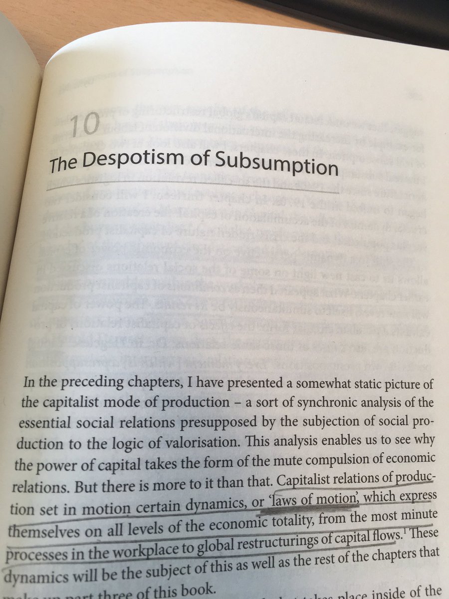 A summary of chapter 10 of Søren Mau’s Mute Compulsion. This discusses power in the workplace and will be a treat to fans of labor process theory. 🧵