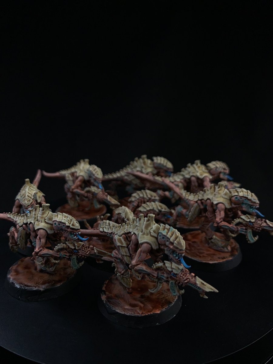 BionicSoup's tweet image. The rest of the termagants, and the psychophage completed over the weekend. Making steady progress! #warhammer #WarhammerCommunity #tyranids #warhammer40k #PaintingWarhammer
