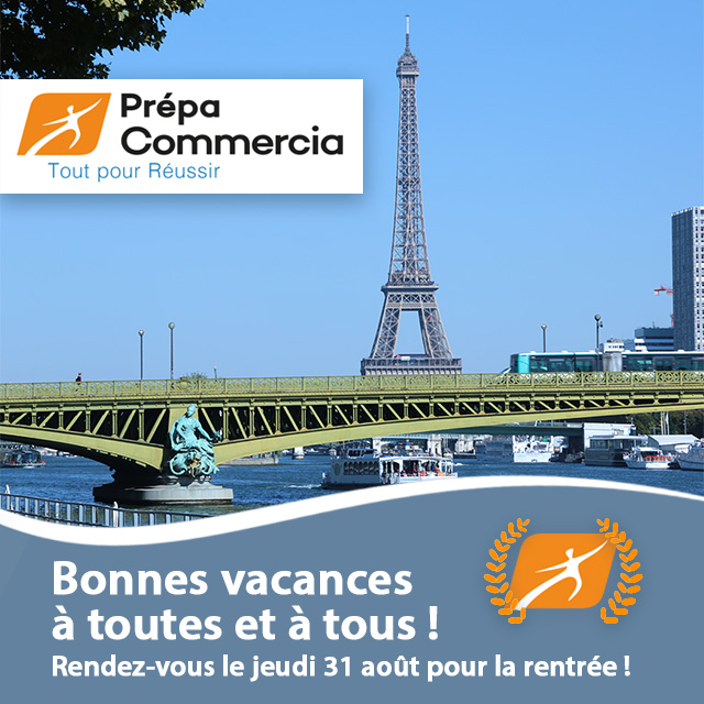 Bonnes vacances à toutes et à tous !
Rendez-vous le jeudi 31 août pour la rentrée !